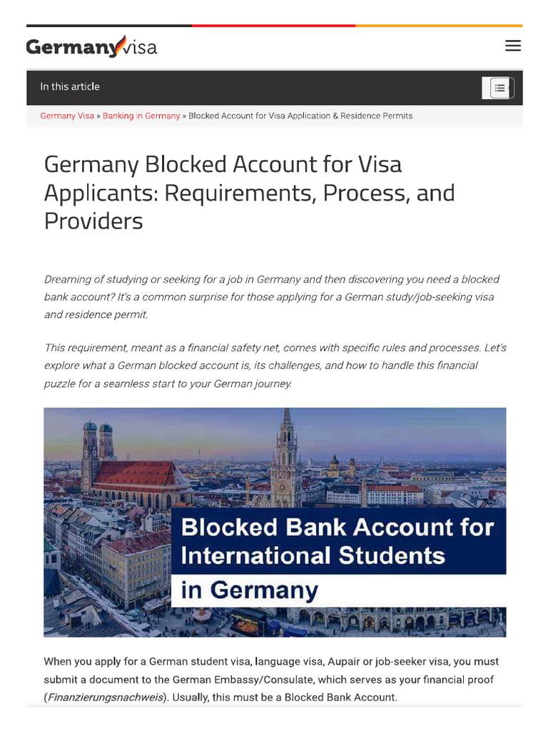 Blocked Account Details | PDF