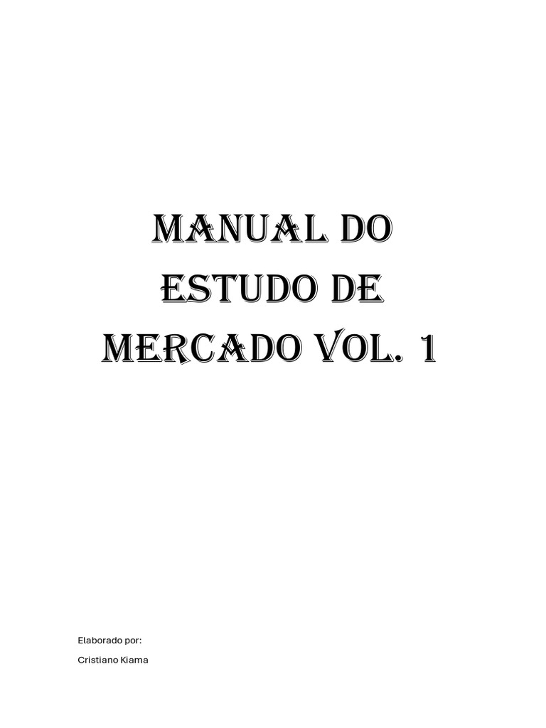Guia Prático de Estudo de Mercado | PDF | Mercado (economia) | Marketing