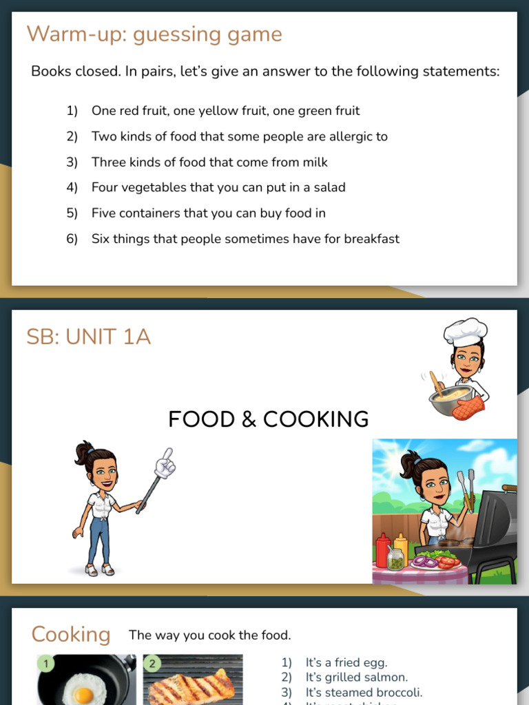 B1.1 Semi Unit 1 Notes | PDF | Cuisine | Food And Drink Preparation