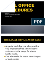 Legal Office Procedures