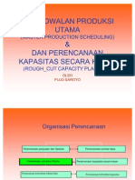 Jadwal Produksi Utama