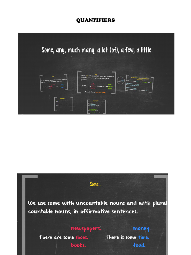 QUANTIFIERS | PDF