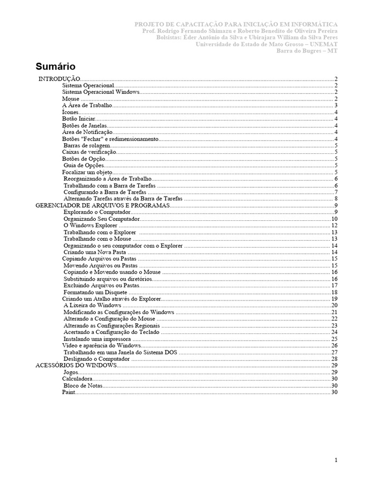 Apostila windows pdf janela inform tica microsoft windows