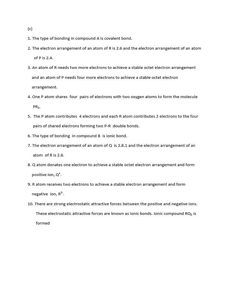 Formation of Ionic and Covalent Bond | PDF