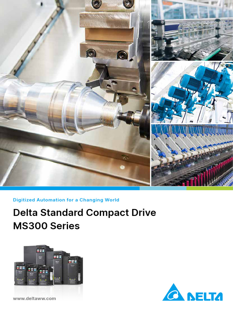 Delta MS300 Series Compact Drives | PDF | Electric Motor | Mains ...