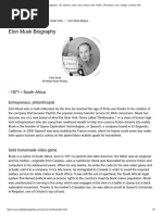 Elon Musk Biography - Life, Parents, Name, Story, History, Wife, Mother, Information, Born, College, Contract, Time