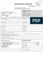AB-031 Design Registration Application