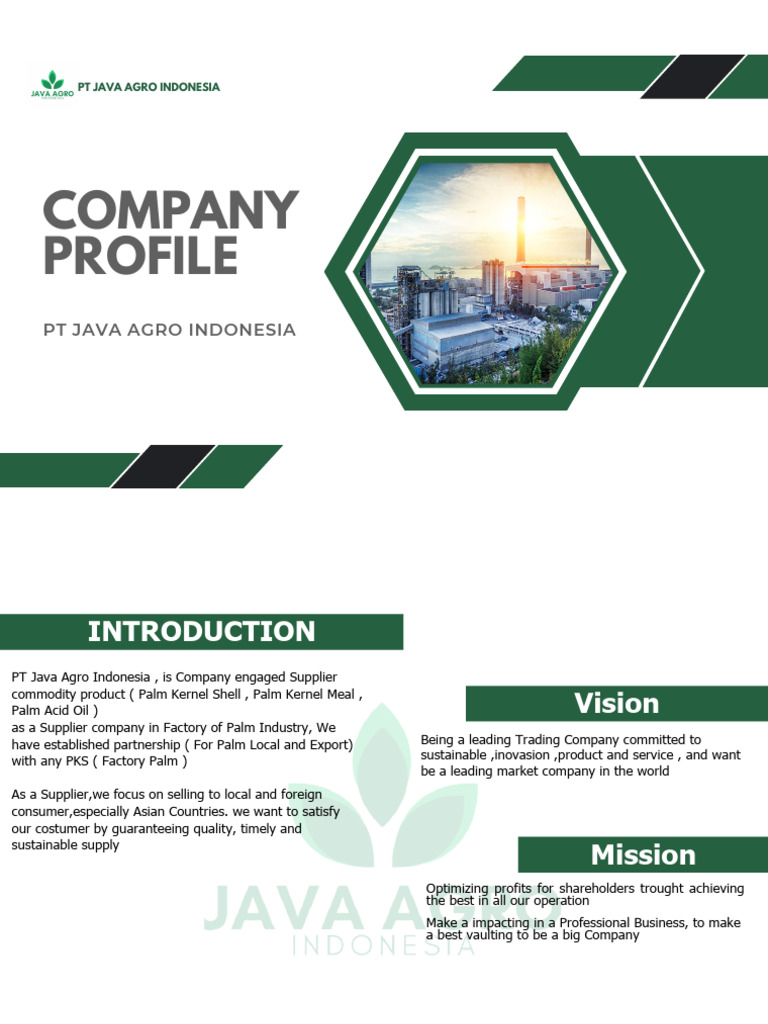 Produk Unggulan PT Java Agro Indonesia | PDF