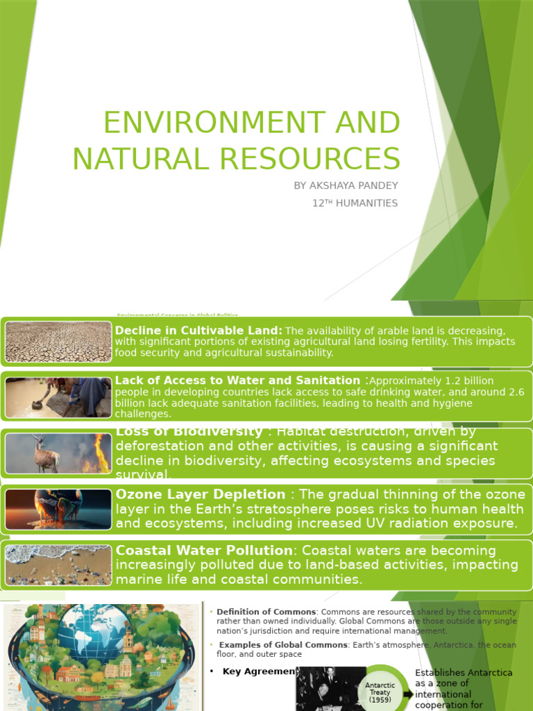 Environment and Natural Resources | PDF | Ozone Depletion | United ...
