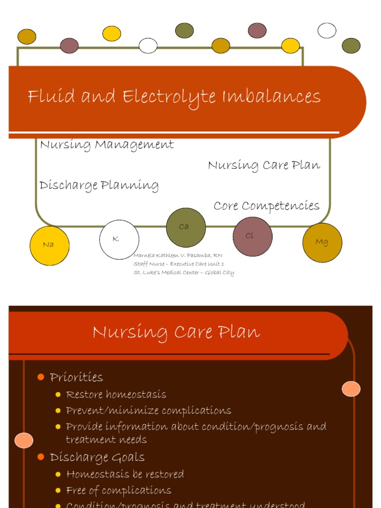 Fluid and Electrolytes | PDF | Clinical Medicine | Medical Specialties