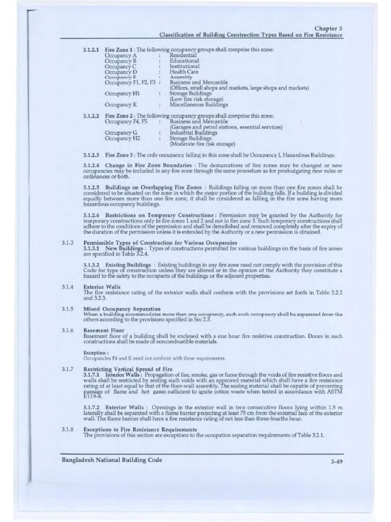 Exterior Wall - BNBC-2006 | PDF