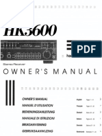 HK 3600 User Manual