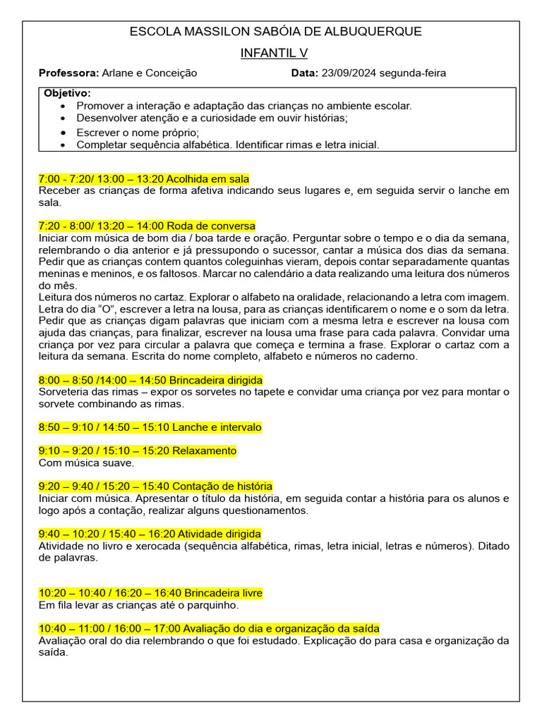 Atividades Educativas para Infantil V | PDF | Linguística | Escrita