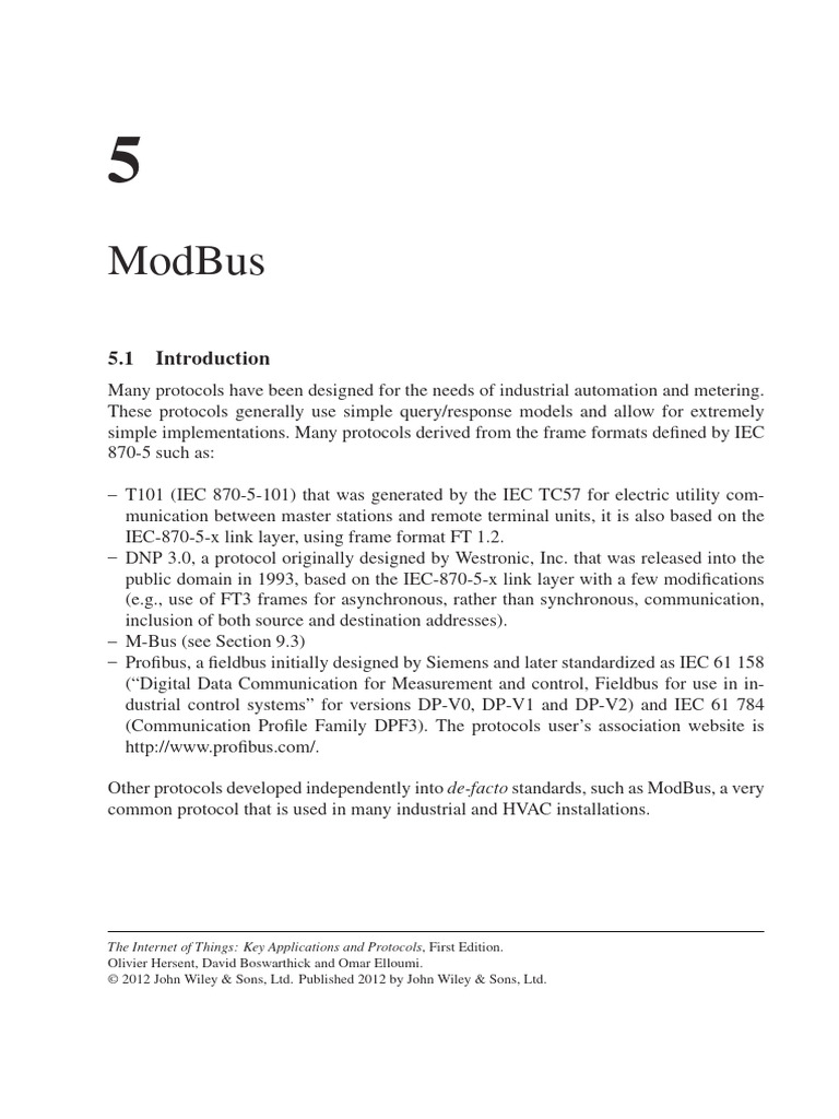 Modbus 2011 | PDF | Computer Data | Computing