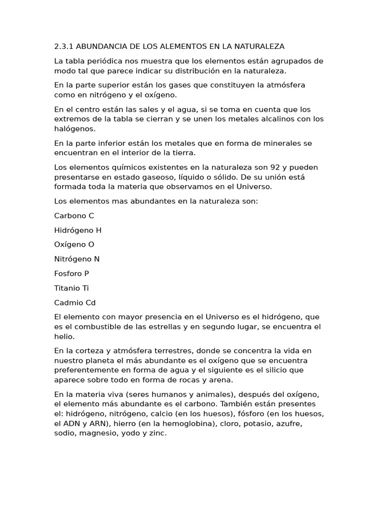 Documento 33 | PDF | Elementos químicos | Oxígeno