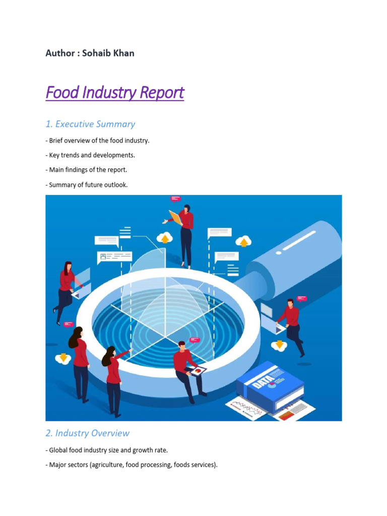 Food Industry Trends and Future Outlook | PDF | Food Industry ...