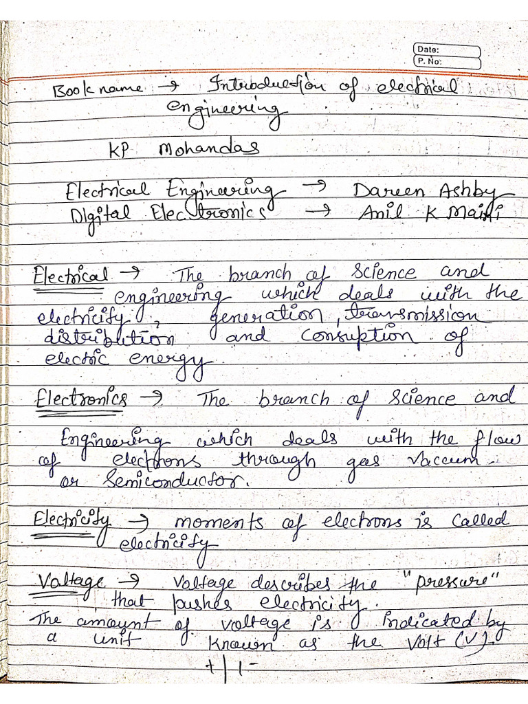 BEE Unit 1,2 and 3 Notes | PDF