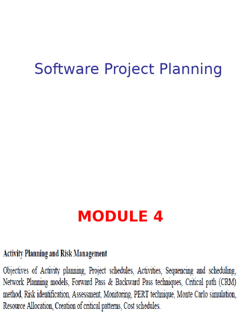 4.1 Project Planning and Scheduling | PDF | Project Management