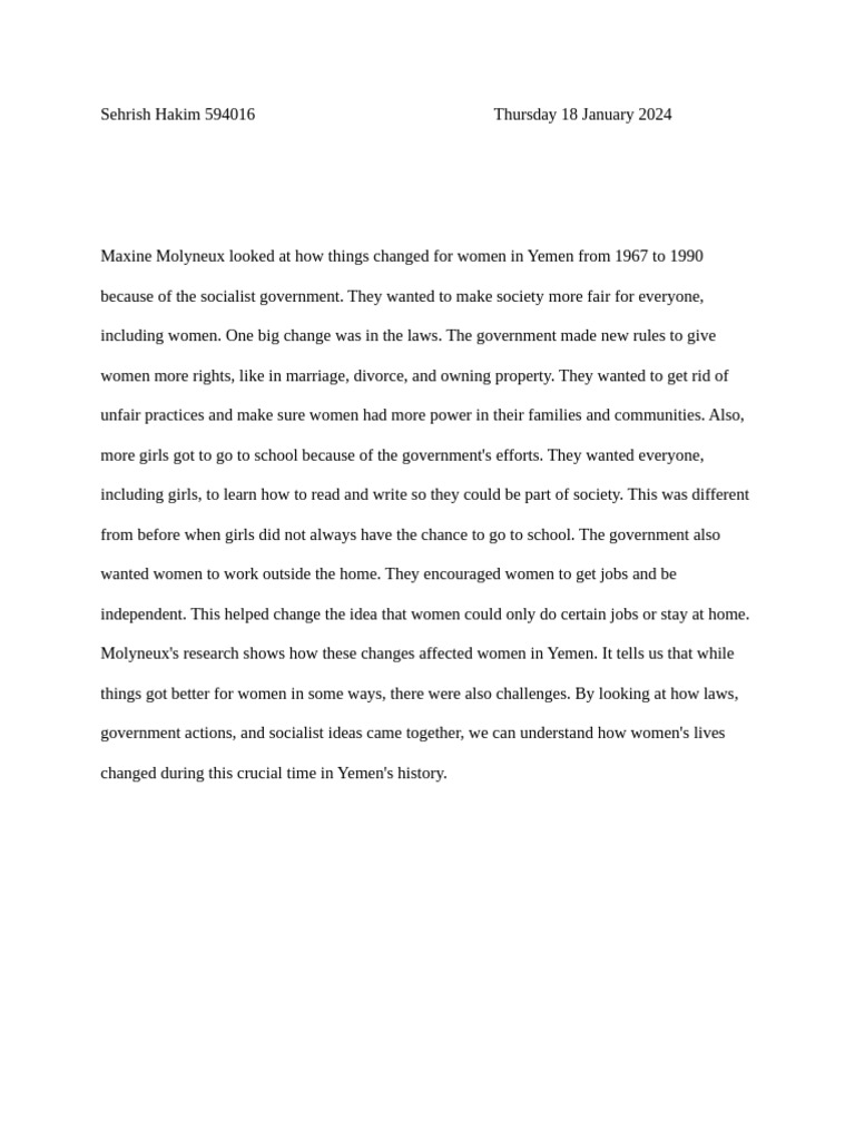 Write Up Thursday 18 Jan | PDF