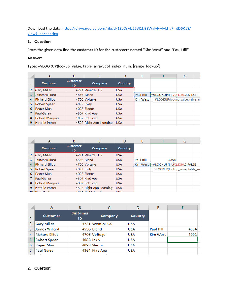 Excel Lookup Functions Guide | PDF