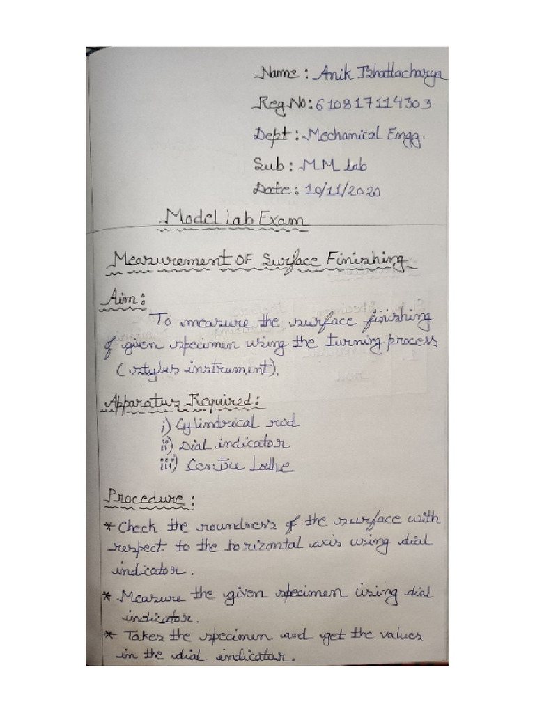 MM Model Lab Exam | PDF