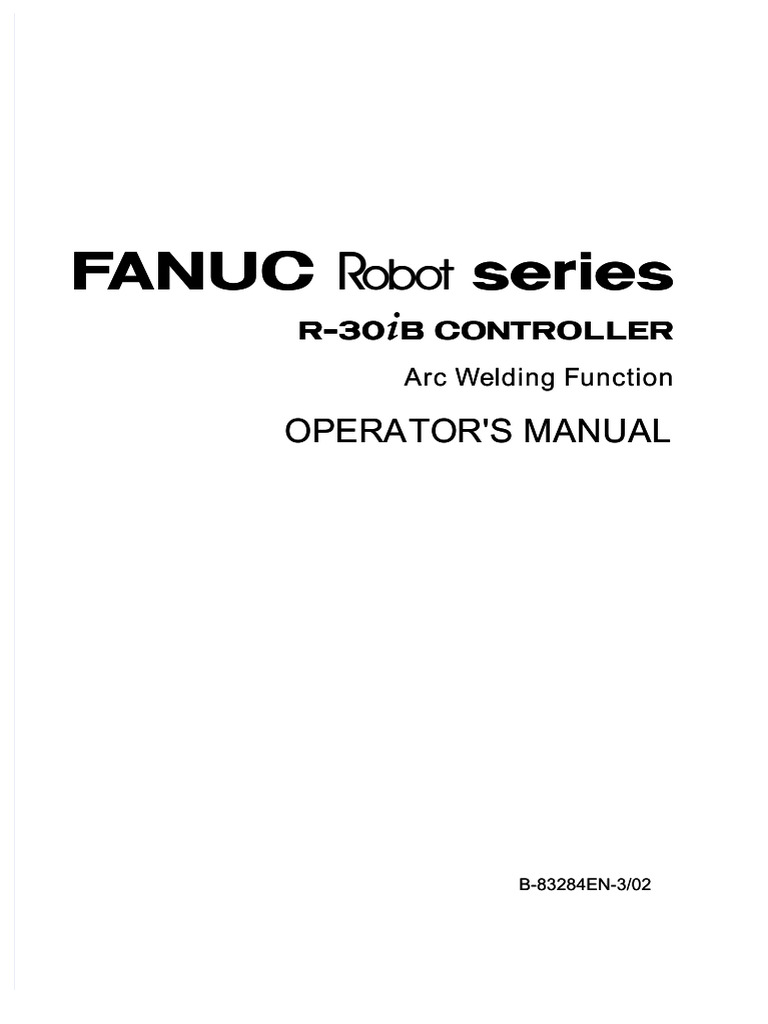 PDF R 30ib Arctool Operator Manual B 83284en 3 02 Compress | PDF | Menu ...