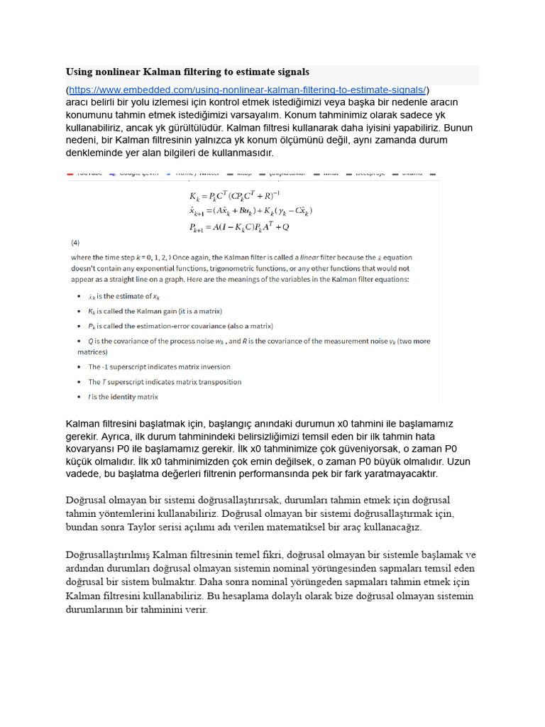 Kalman 2 | PDF