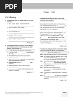 Unit 4 Standard Test: Vocabulary & Grammar | PDF
