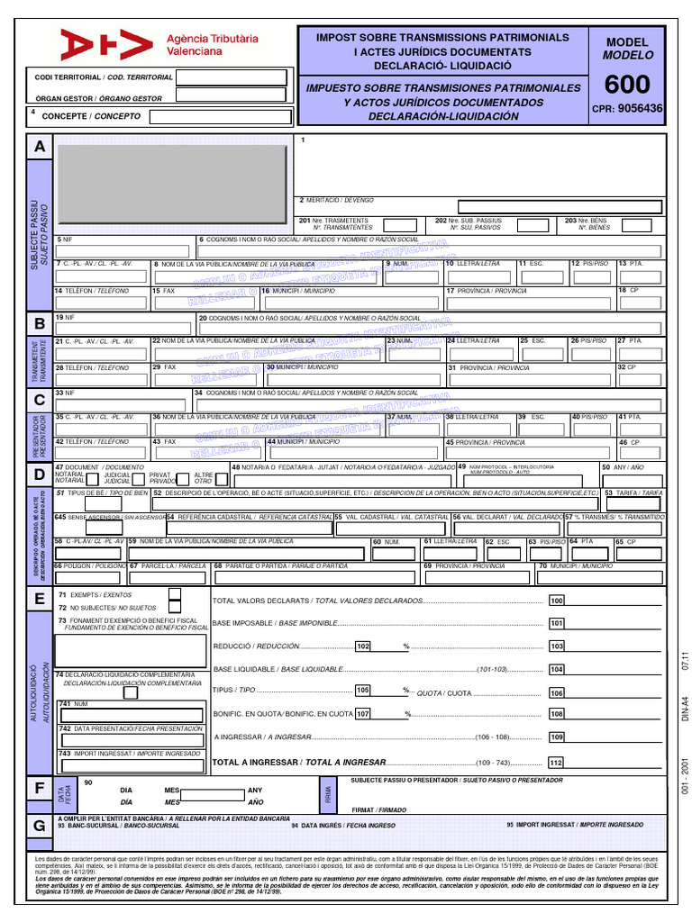 Modelo 600 | PDF