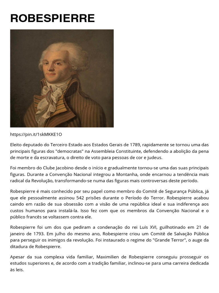 Robespierre 20240804 205351 0000 | PDF | Maximilien de Robespierre ...