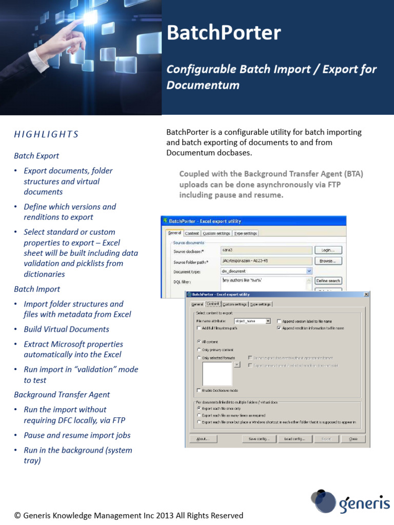 Batch Porter | PDF