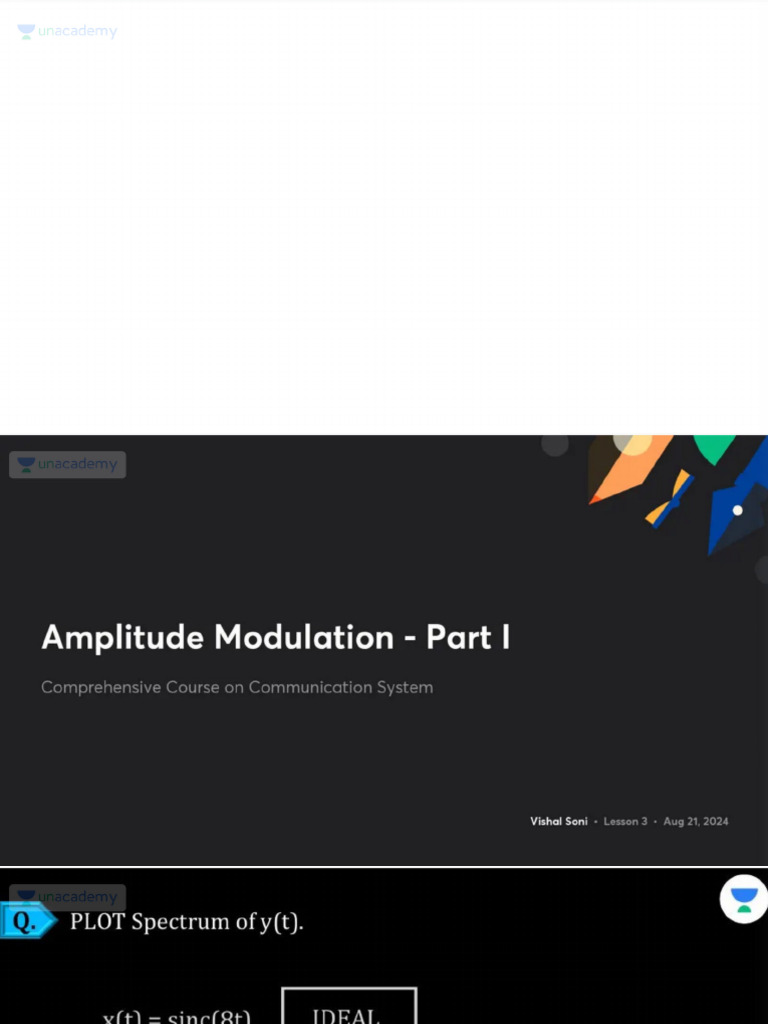 Amplitude Modulation Part I With Anno | PDF