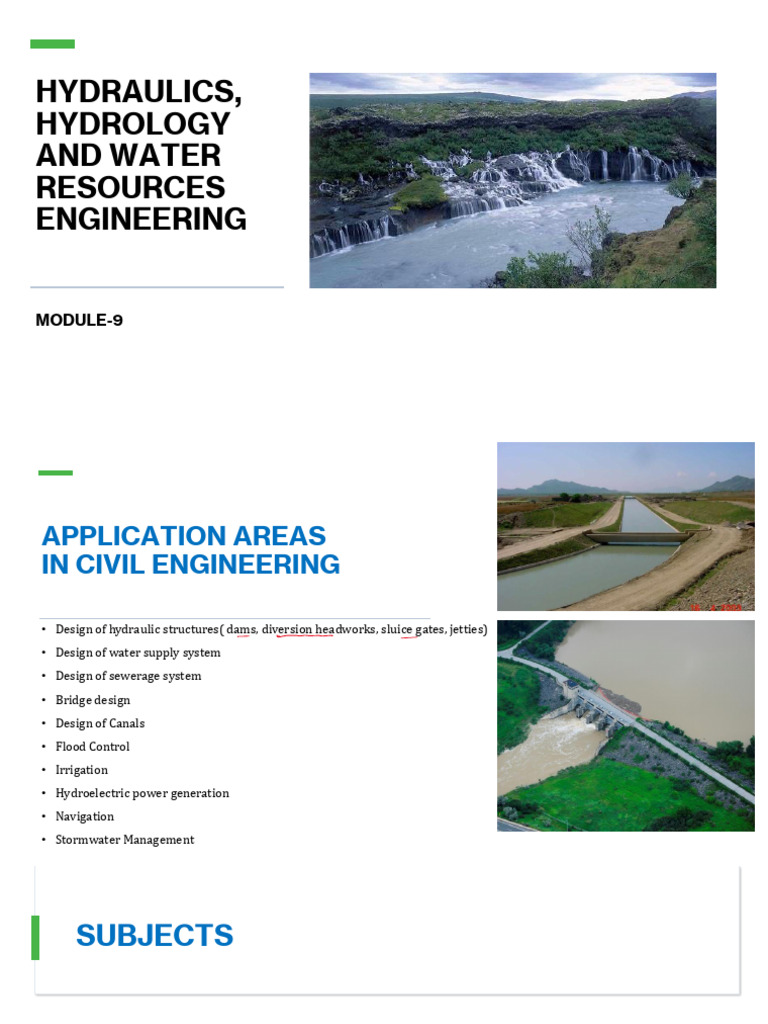 Hydraulic Engineering Applications in Civil | PDF | Dam | Irrigation