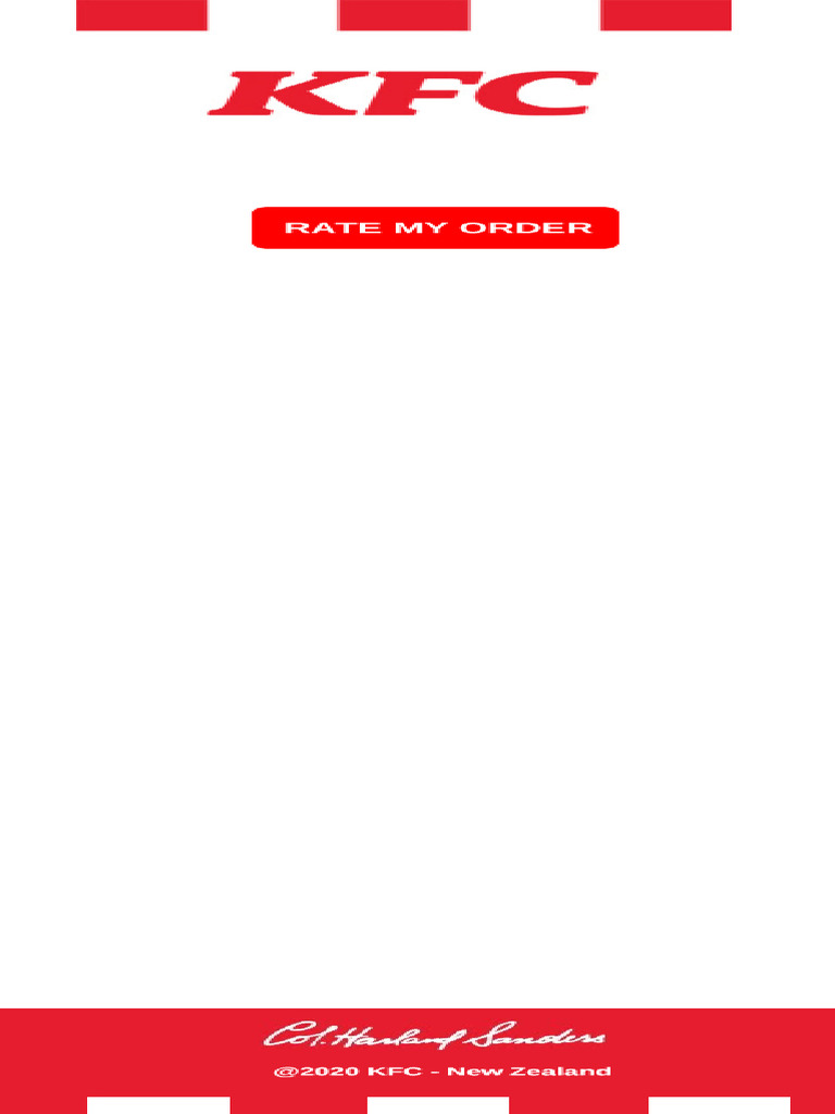 KFCKiosk Receipt | PDF