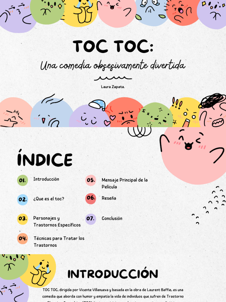 Toc Toc: Comedia sobre el TOC | PDF | Desorden obsesivo compulsivo ...