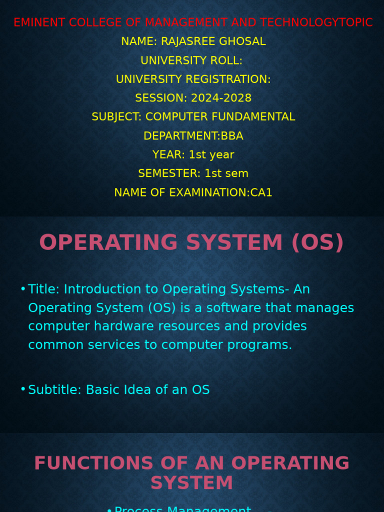 CMP S | PDF