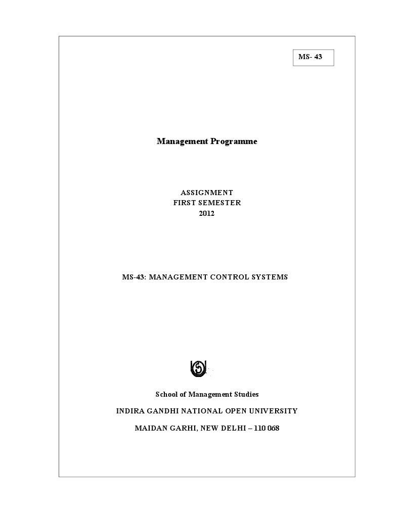 MS 43 | PDF | Business
