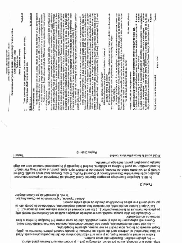 Romana text pdf