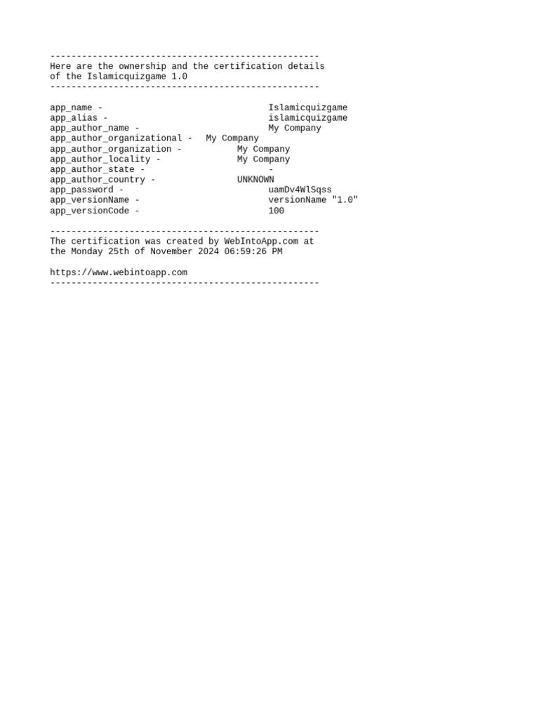 Certification | PDF