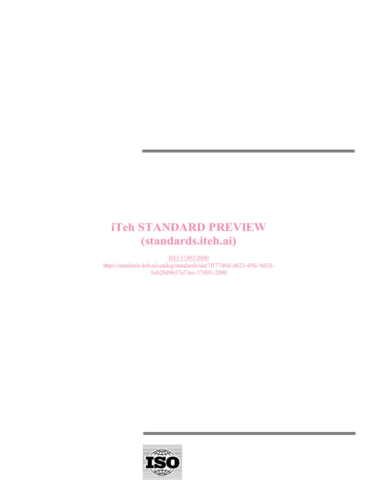 ISO 17493: Heat Resistance Test Method | PDF | International ...