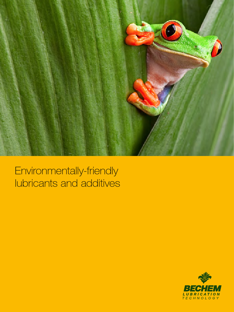 BECHEM Environmentally Friendly Lubricants and Additives 04 | PDF ...