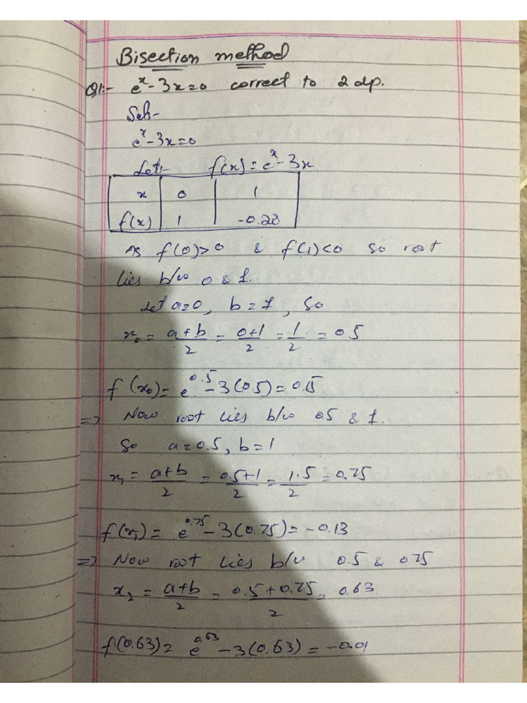 Bisection Method | PDF