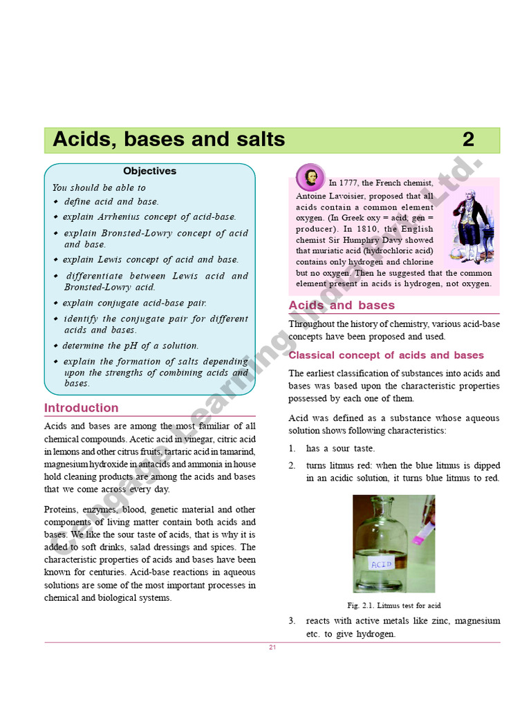 Understanding Acids, Bases, and Salts | PDF | Acid | Ph