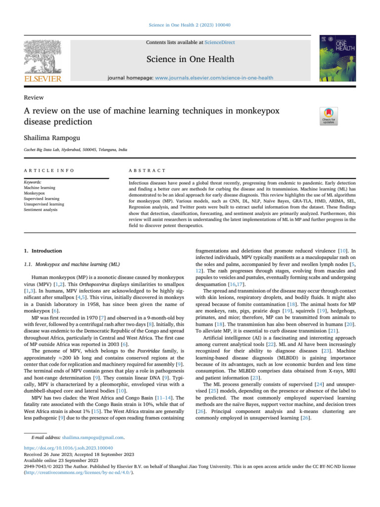 A Review On The Use of Machine Learning Techniques | PDF | Dependent ...