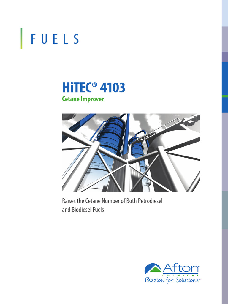 HiTEC 4103 | PDF | Diesel Fuel | Biodiesel