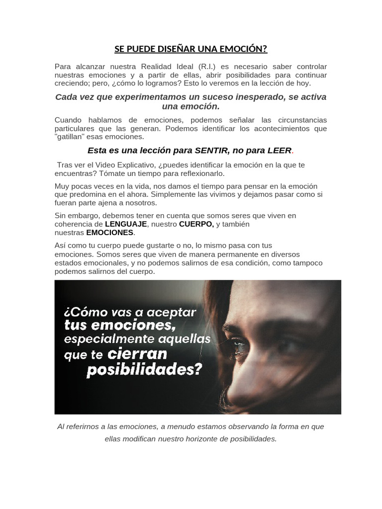 Emociones | PDF | Las emociones | Estado de ánimo (psicología)
