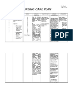 Date Assesment Needs Nursing Diagnosis Plan of Care Nursing Intervention Evaluation