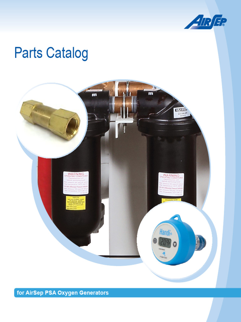 AirSep PSA Oxygen Generators Parts Catalog | PDF | Electricity ...