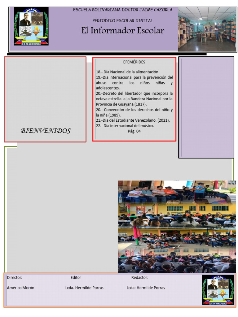 El Informador Escolar CRA - N0 3 | PDF | Enseñando | Escuelas