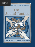 ST Basil The Great On Social Justice ST Vladimir S Seminary Press 2011